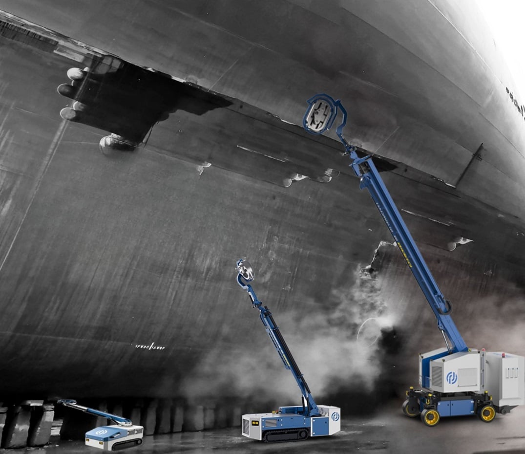 Hydwin - D&X series : Hull coating removal vehicles