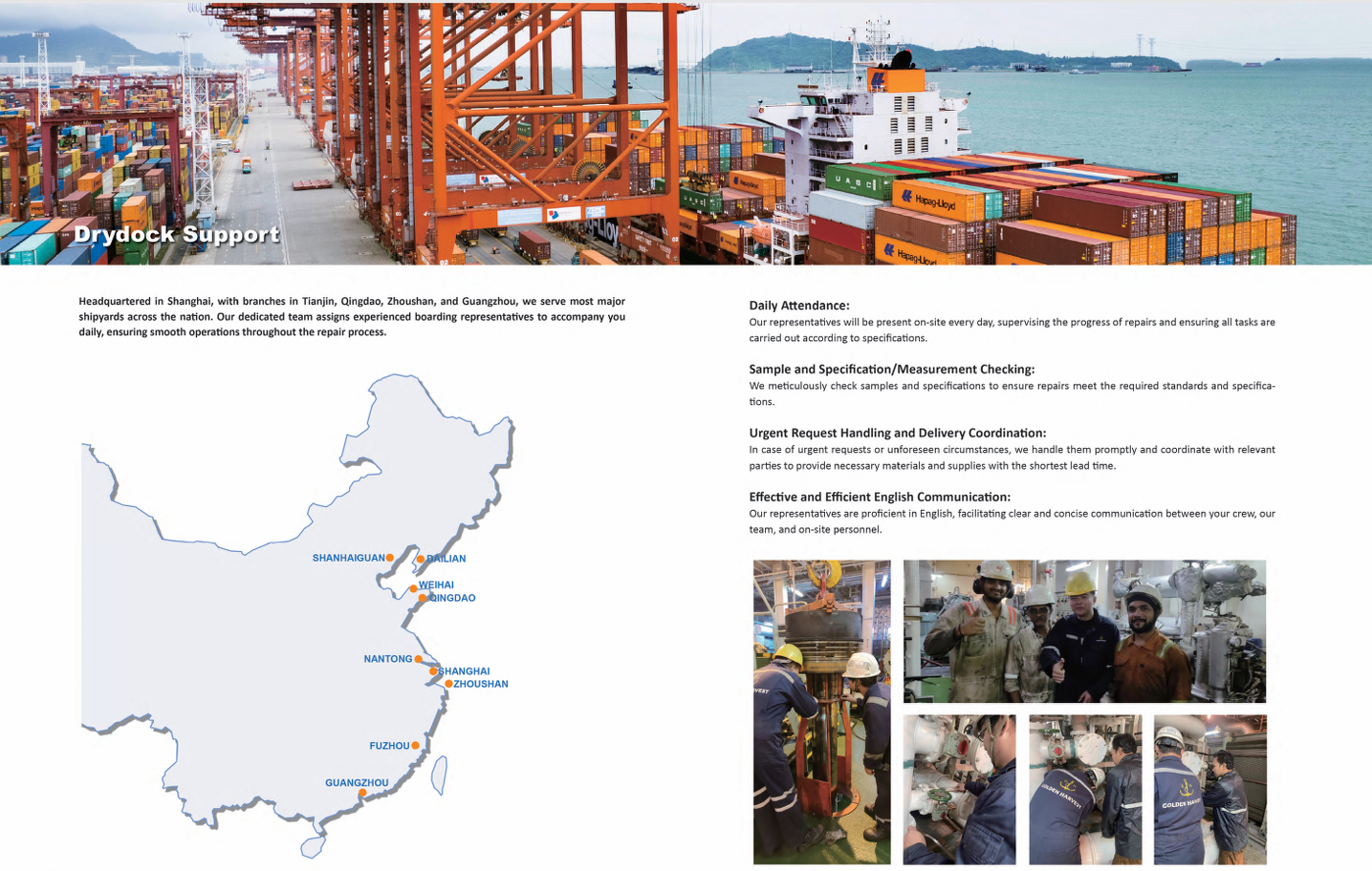 DRY DOCKING SUPPORT