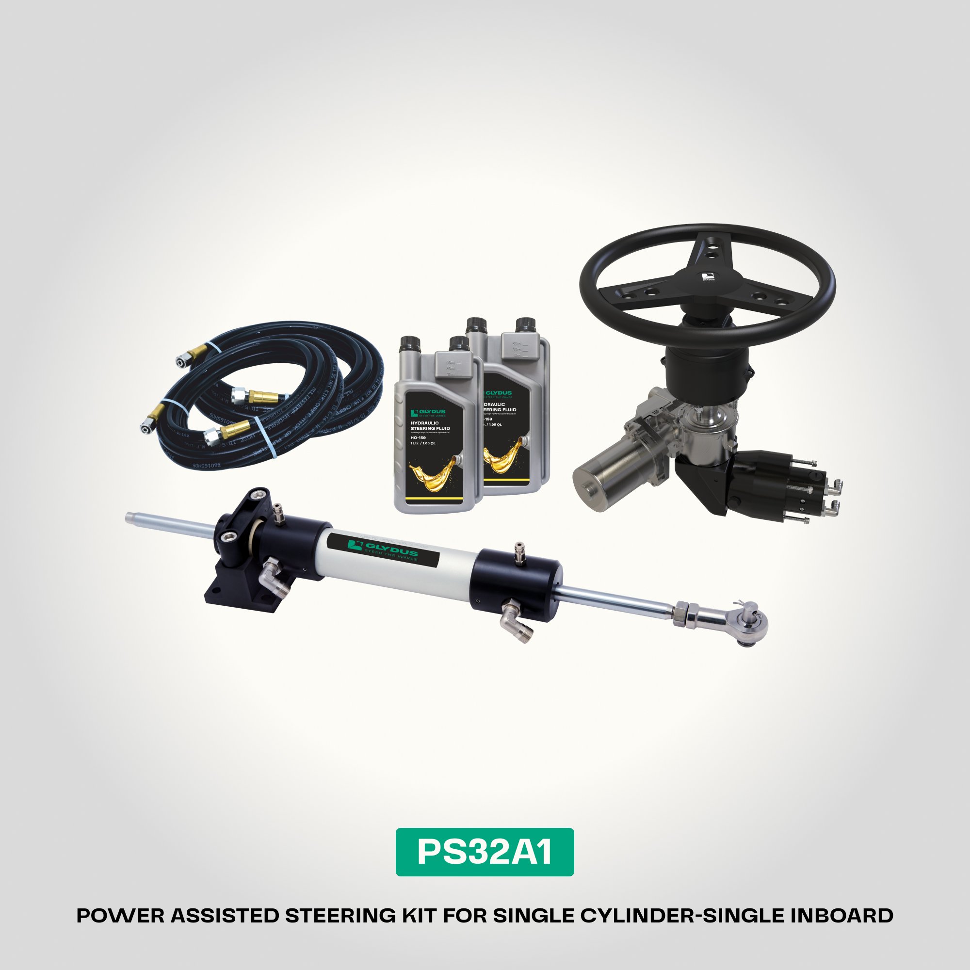 PS32A1 | Power Steering System for Inboard : ALUMINIUM SERIES