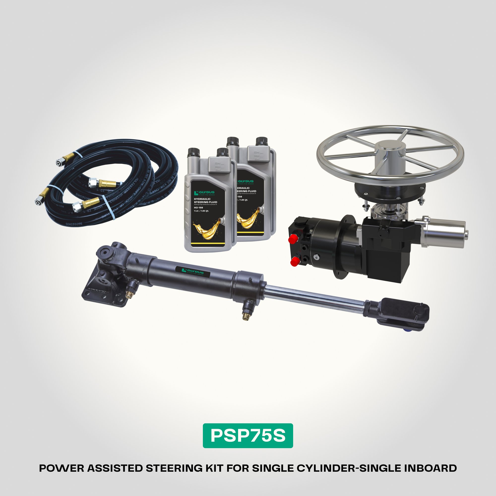 PSP75S | Power-Assisted Steering for Single Cylinder | Inboard