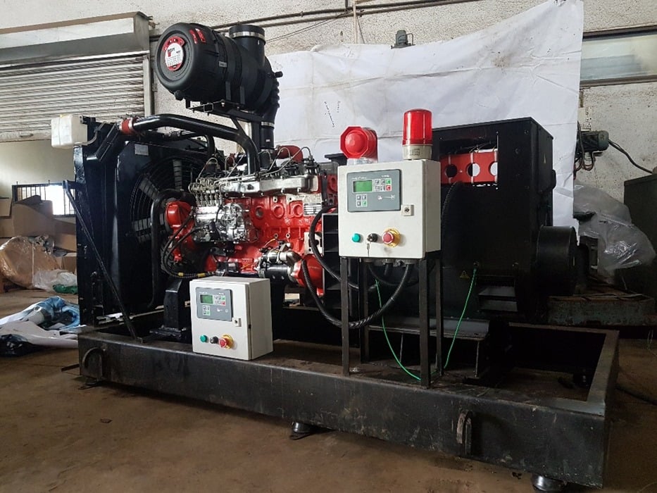 Radiator cooled 100 KVA Marine Generators 